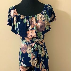 Floral jumpsuit